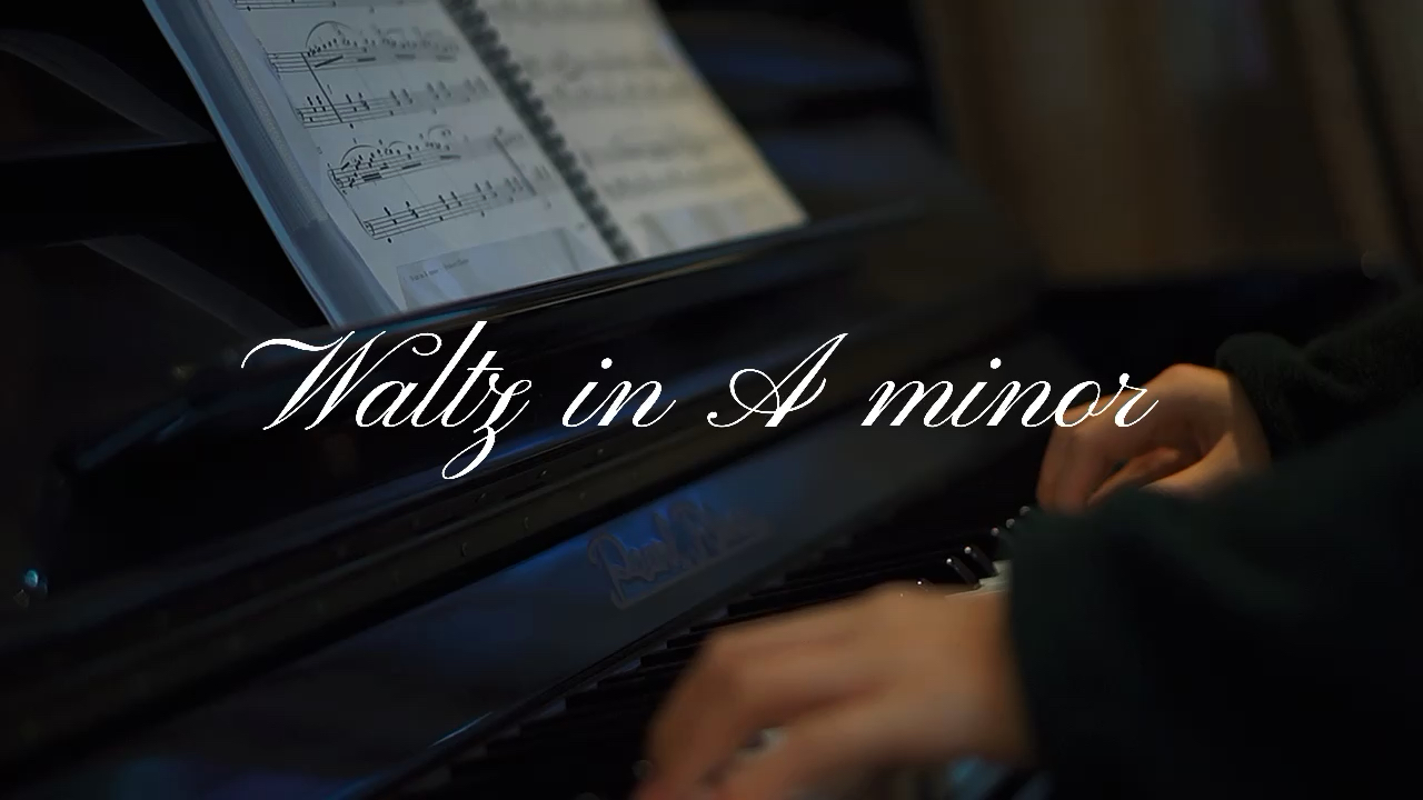 肖邦a小调圆舞曲  Chopin Waltz in a minor