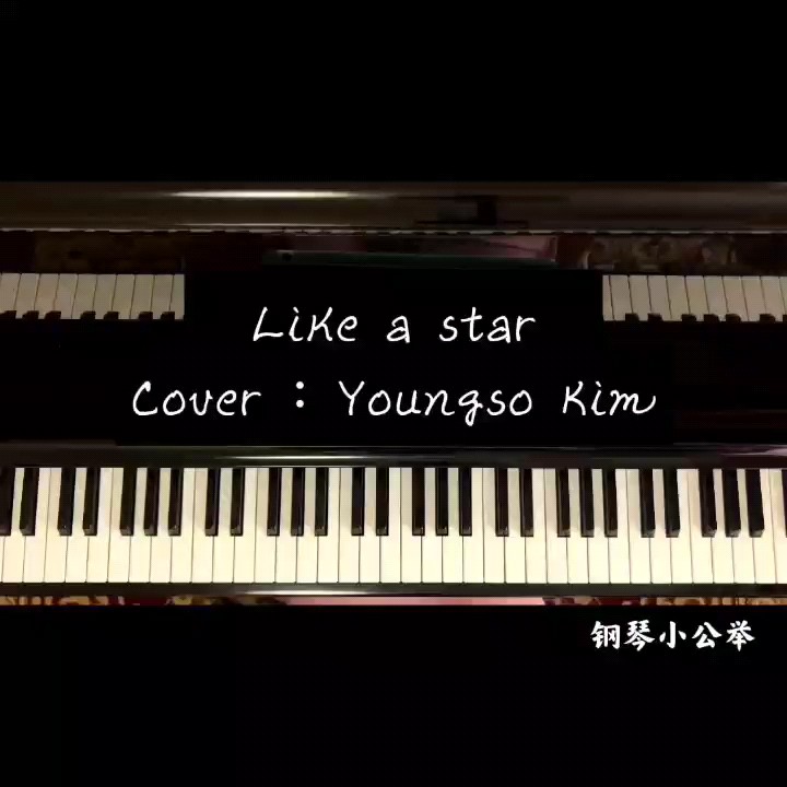 like a star（2019日本指弹冠军）钢琴改编