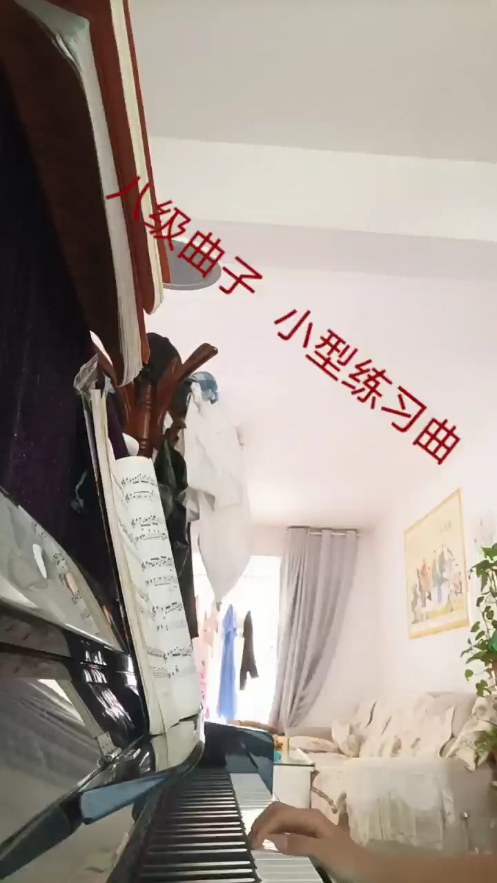 我忘了怎么弹了 😁
希望考八级的同学能记住 ，这变态的曲子