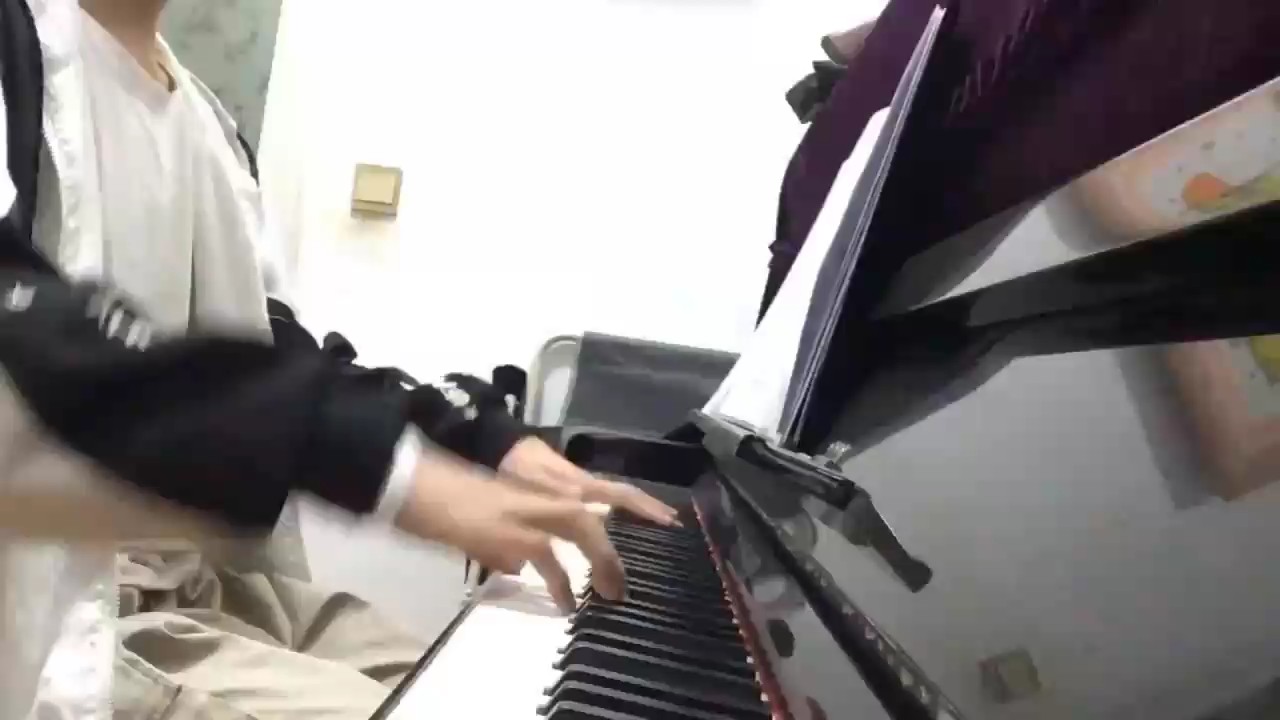 最近刚学钢琴曲