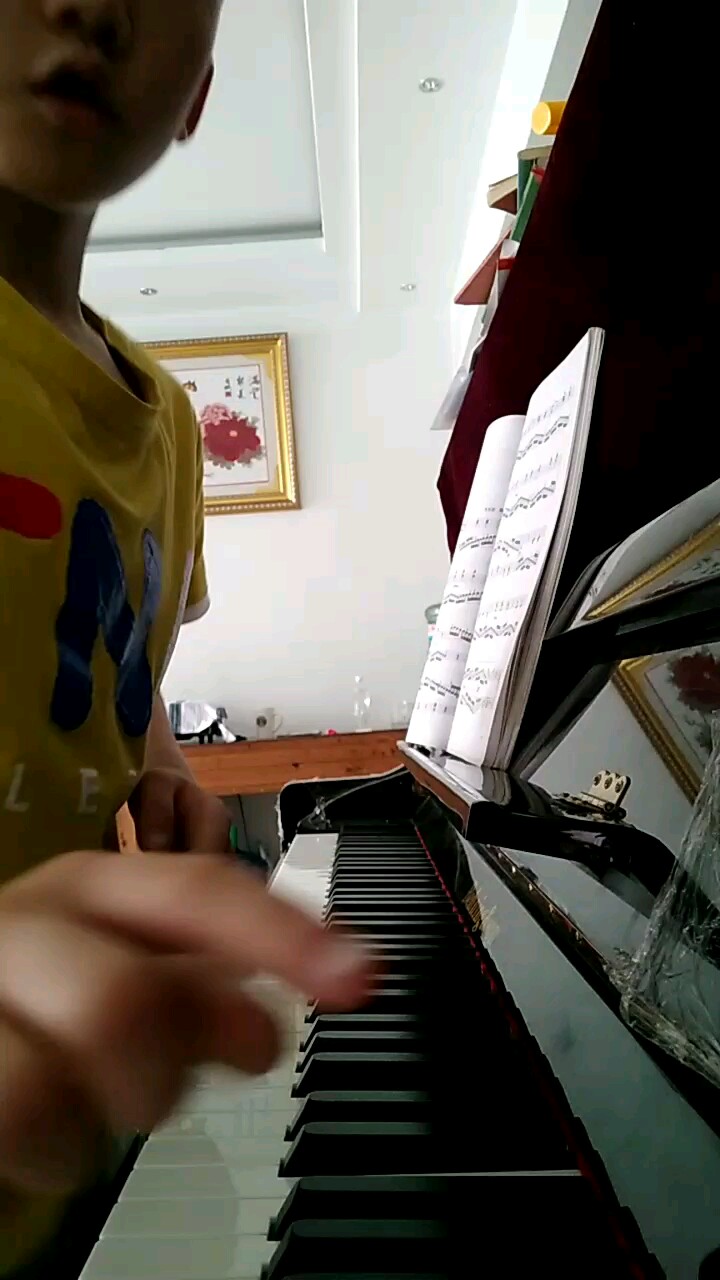 我觉得这有点儿快，那也挺不错。我打谱回来之后才练三个小时，就练熟了。