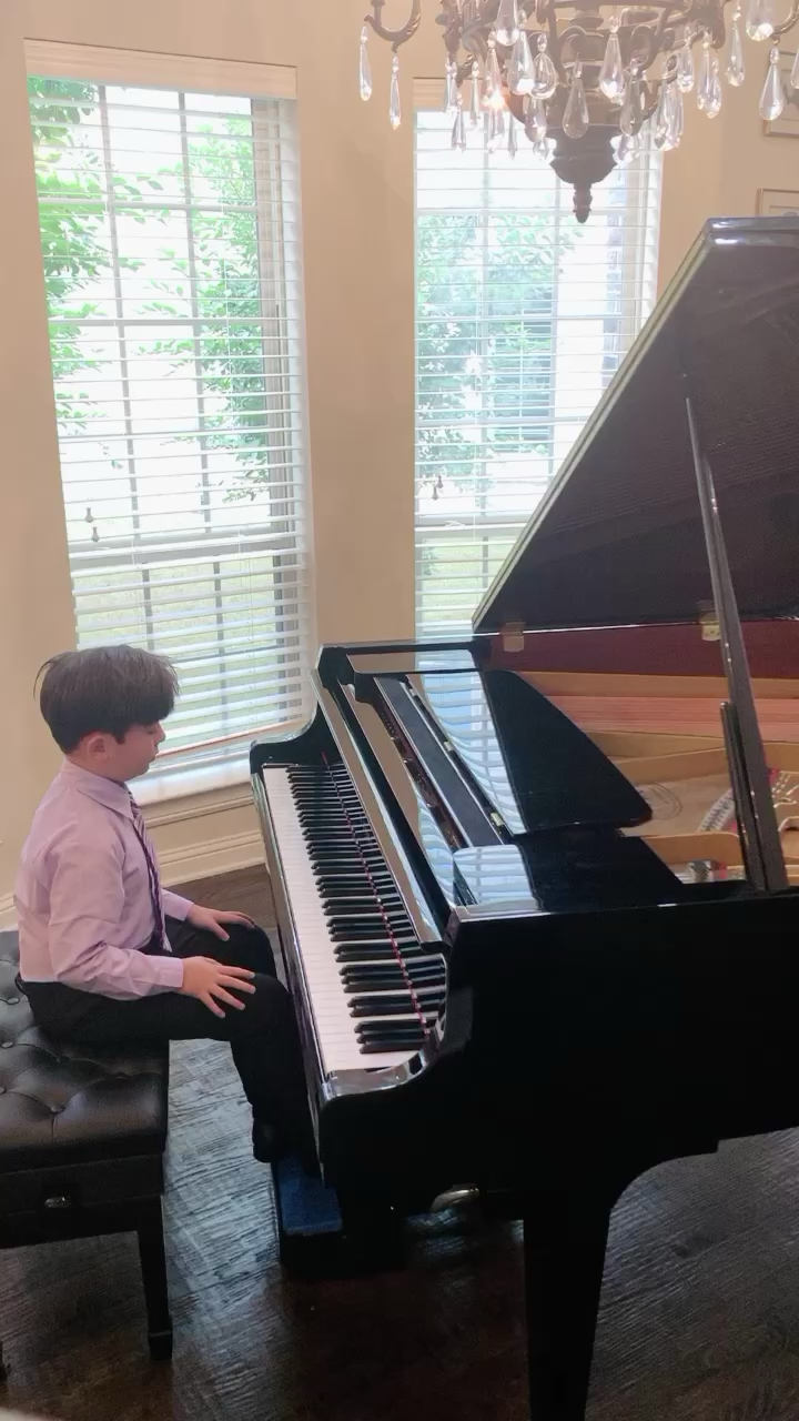 Debussy by Benjamin Lesuer 7 years old