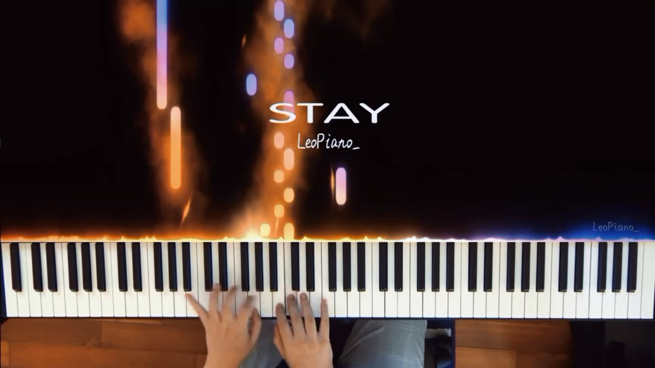 stay 高燃独奏完整版演奏-leopiano_ 虫虫钢琴网gangqinpu.com