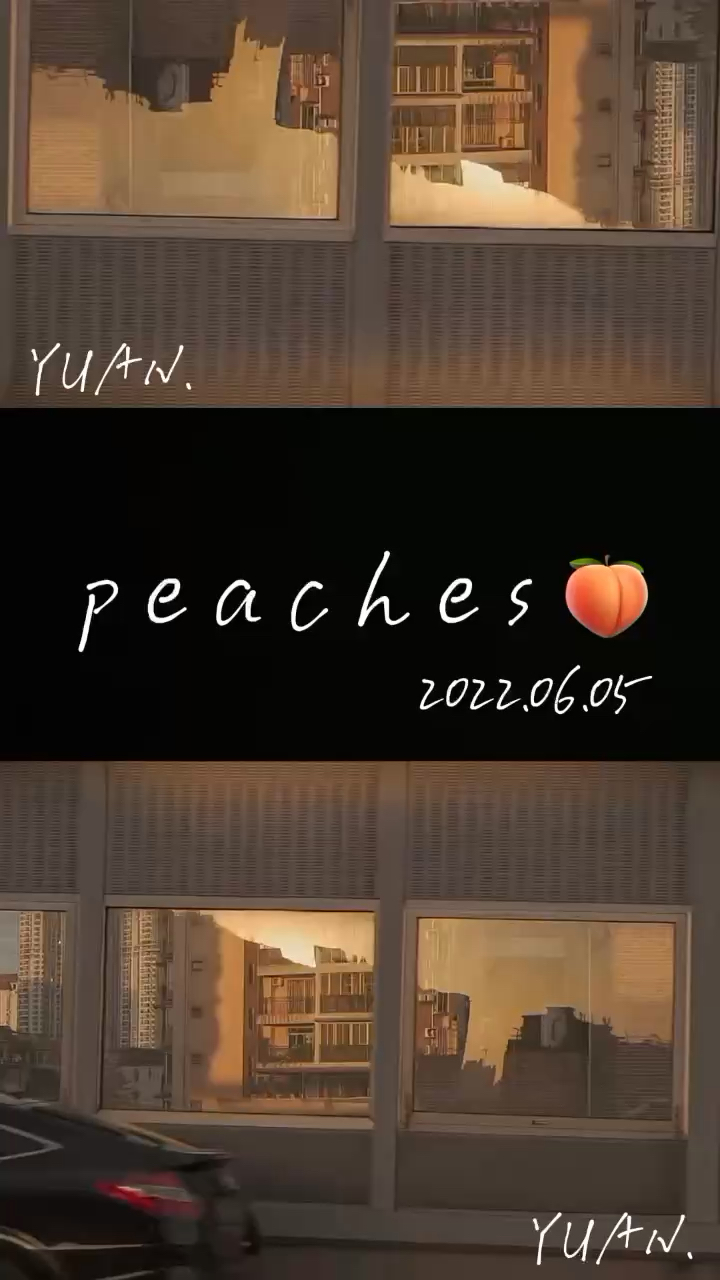 最近疯狂循环《peaches》！海俐安版本的也很好听啊💓💓💓