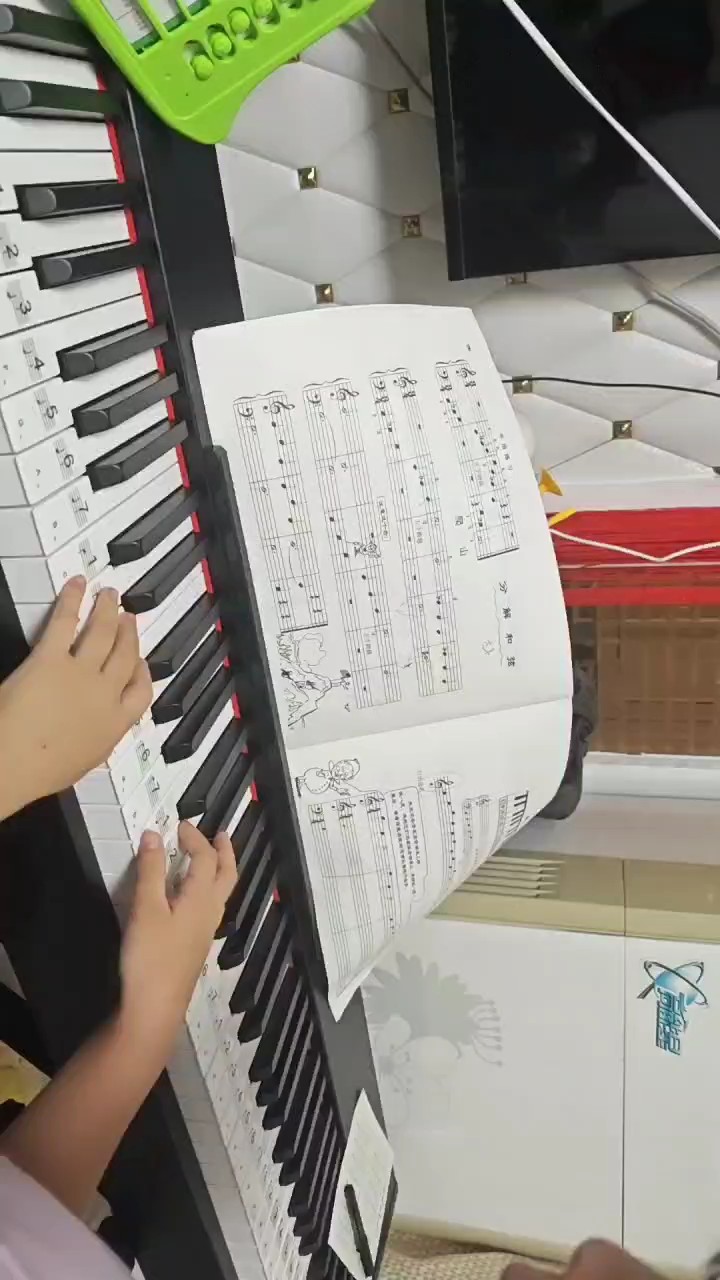 假期练琴