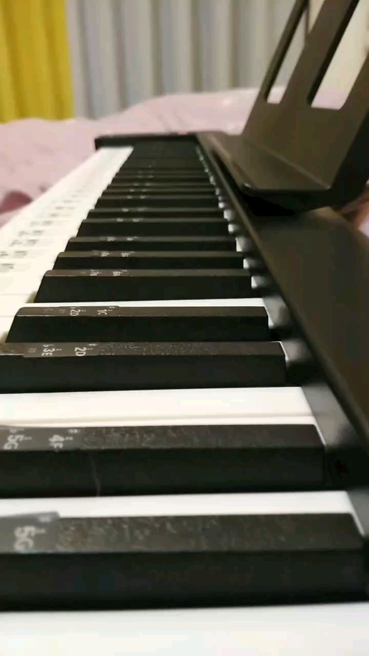 今天第一次打卡学钢琴(=￣ ρ￣=) ..zzZZ