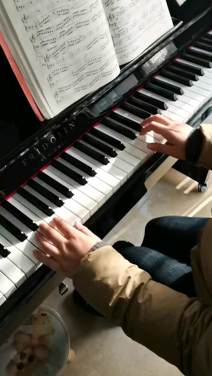 讲解。钢琴演奏训练