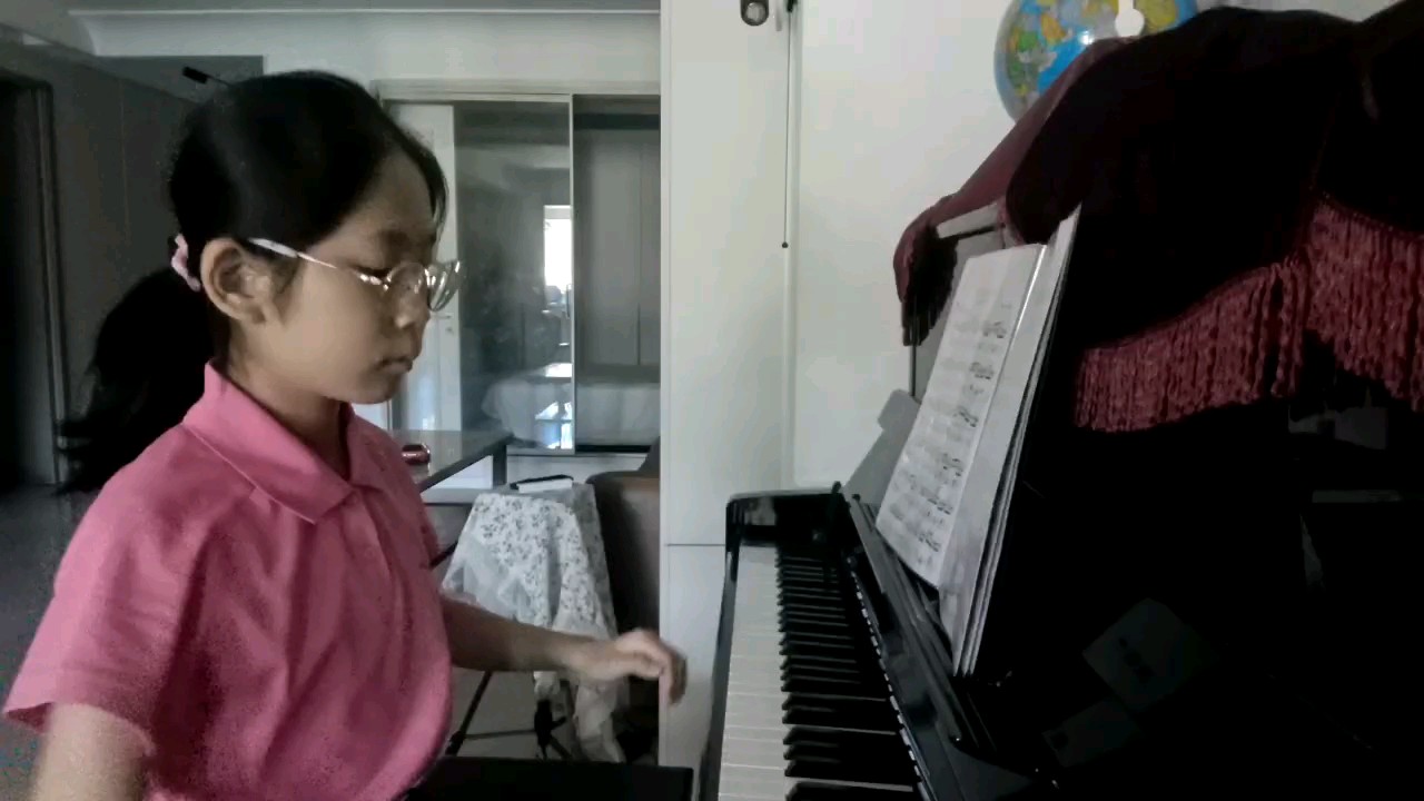 练了半个小时，有点不熟练