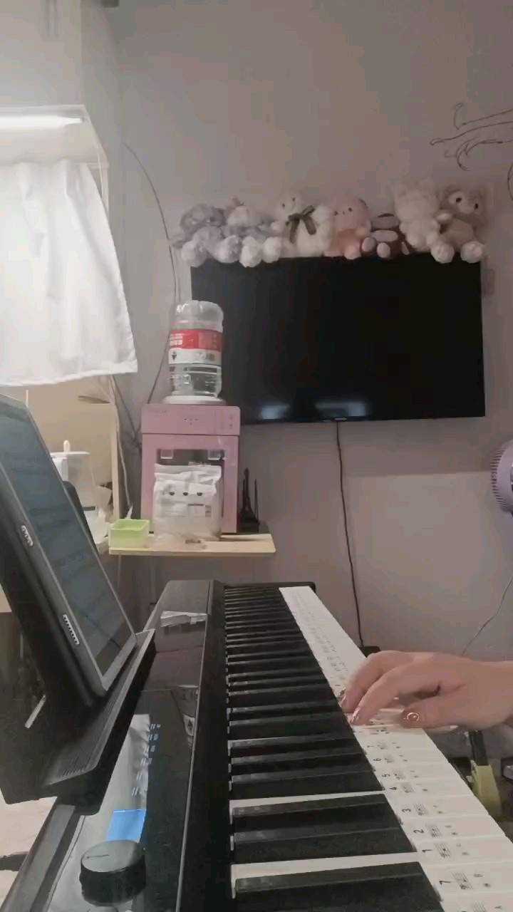 今天居然把这首谱子大致弹下来了