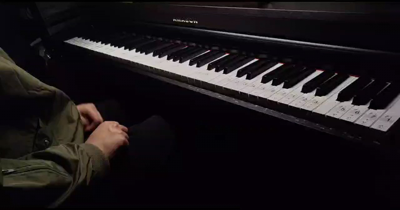 入坑曲，从小白开始，因为看不懂五线谱拿简谱慢慢苟的，从触键都不会到能勉强把整首给混下来花了两个多月（整首混了两百多遍结尾还是变形，踏板也不知道怎么加），发在这里以做勉励，像更好的方向进发！