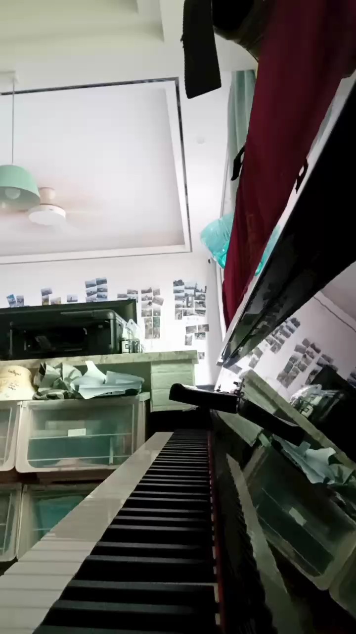 虽然我没有学会，但我还是努力了，我希望大家也能弹这首歌