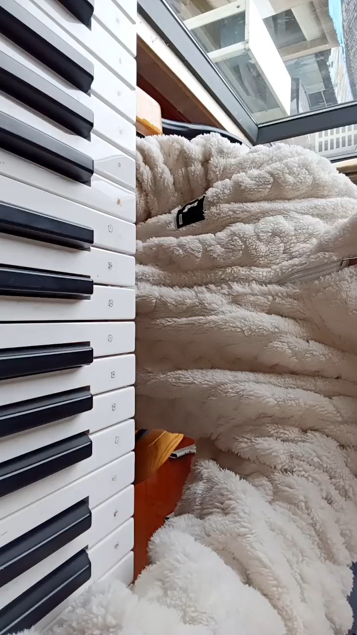 我第一次弹钢琴希望大家可以支持