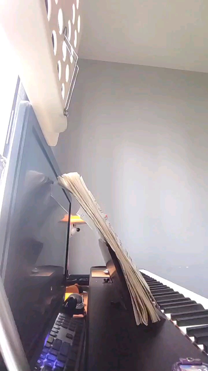 弹的不太熟，写错了很多音，不喜勿喷☺