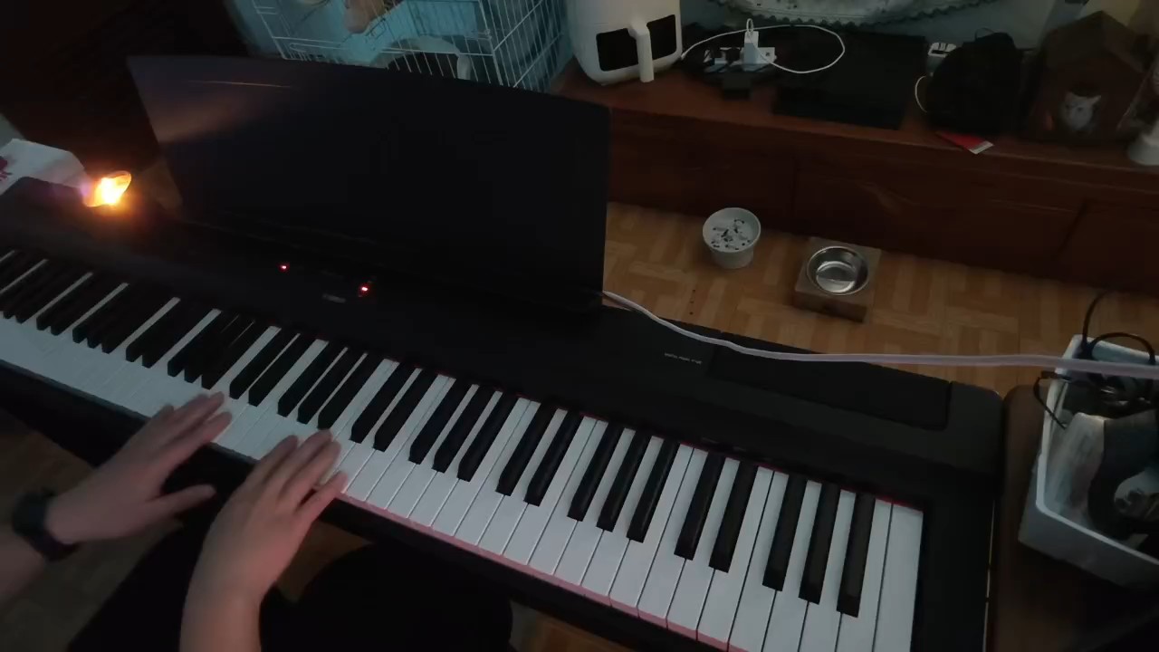 自己加了雨声试试