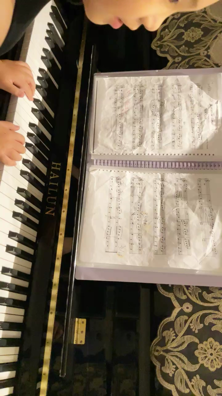 第一次录视频‘6岁小朋友初学钢琴🎹