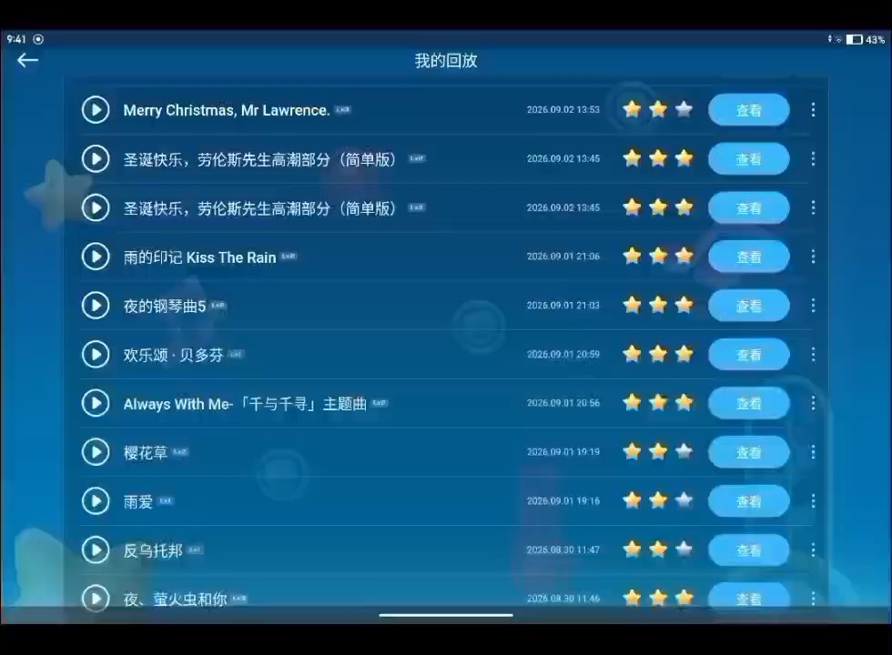 这是钢琴演奏的求审核通过。一个星期了，快点