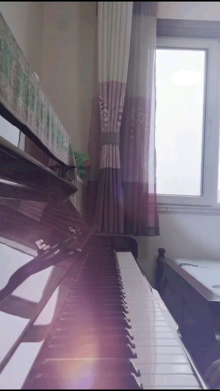 我40岁才开始学琴，从喜欢到痴迷😂，自己知道手型指法不规范，很难看，但始终不气馁，不放弃，请琴友们多提宝贵意见，我会积极改正，学琴之路还很长，希望自己每天都有进步✊