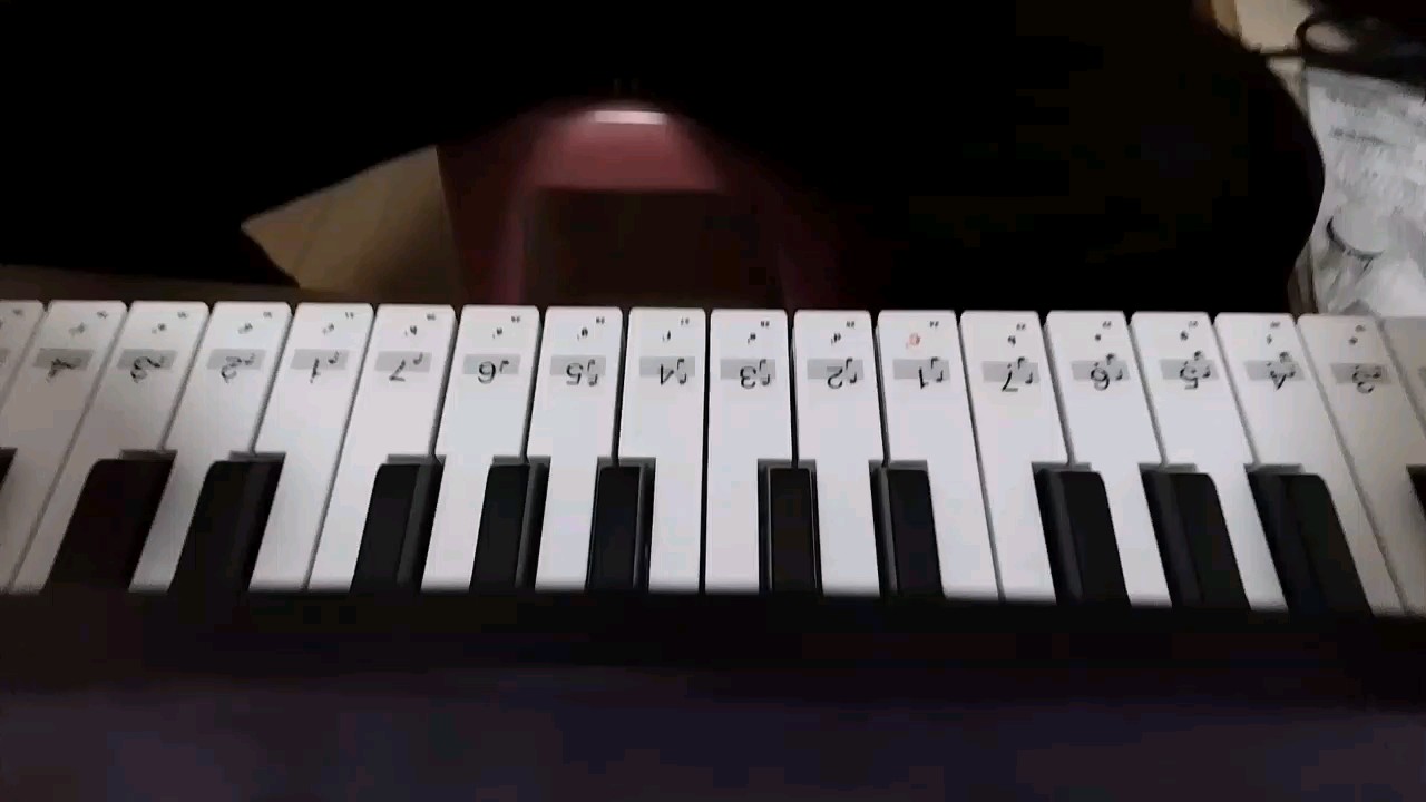 第1次弹钢琴，弹的不好，别喷