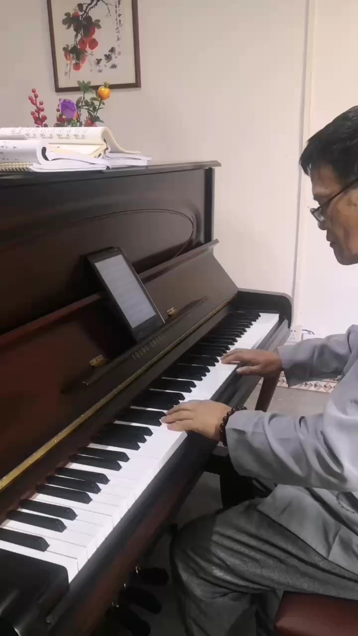 我练琴的第一首。