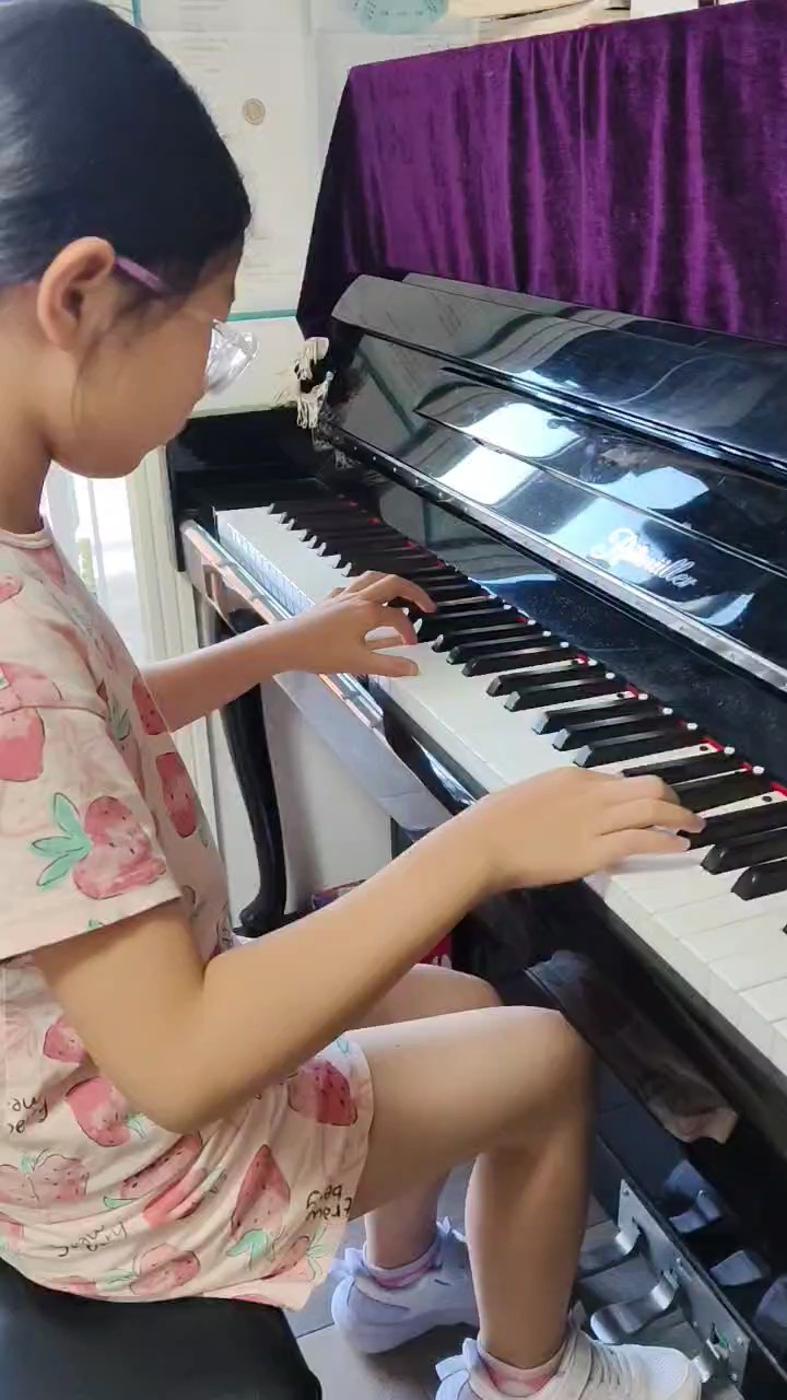 才学了一首新曲子，用三天学的。