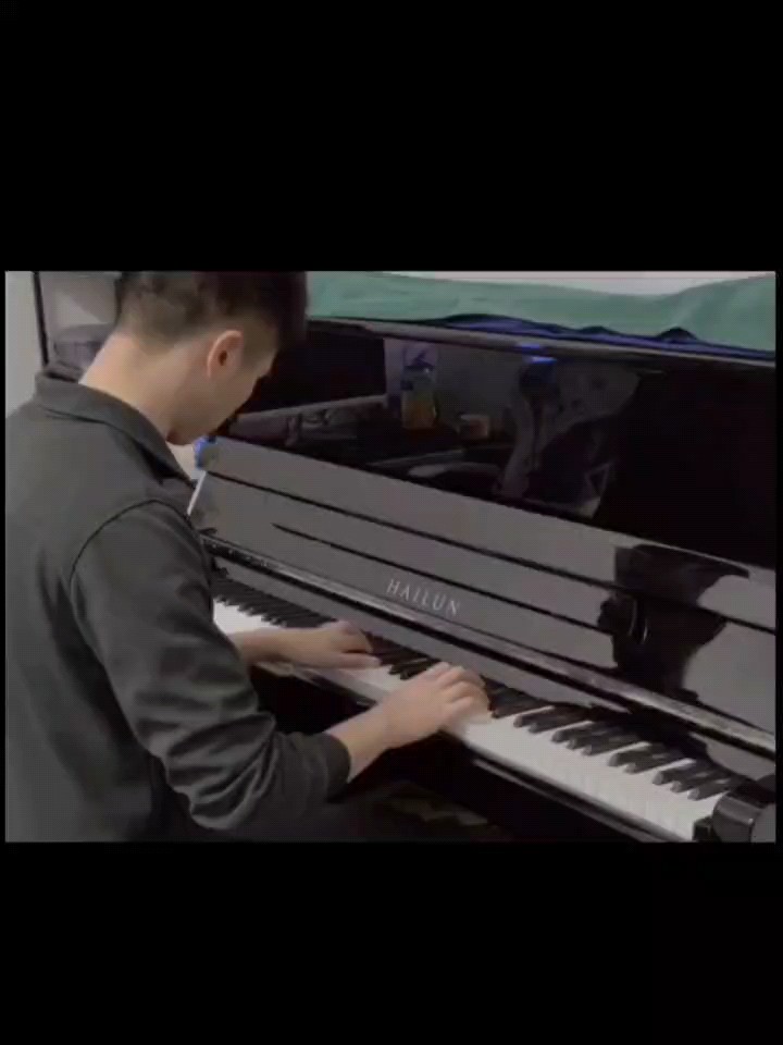 个人爱好。没有系统学习过钢琴。。