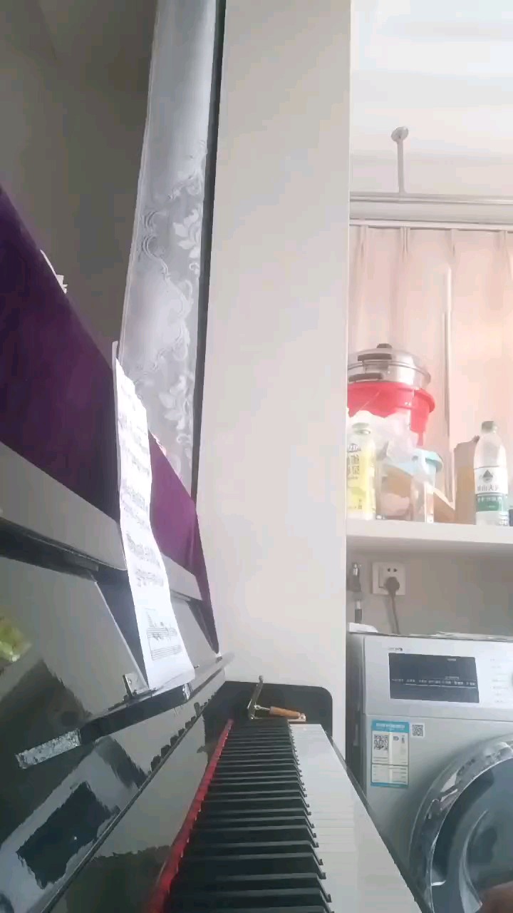 只学了一乐句自己改编了一下后面
